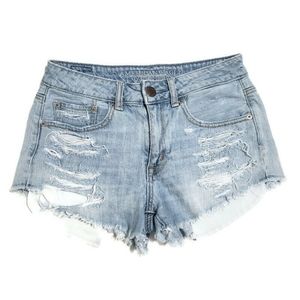 American Eagle "Hi-Rise Festival" Distressed Short